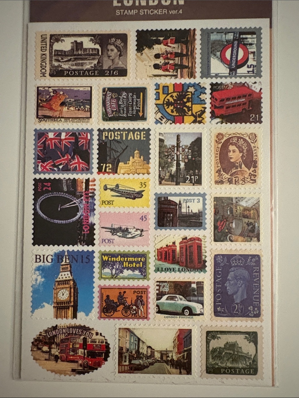 London Stamp Sticker - Picture 4 of 4